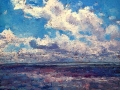 lucht boven de waddenzee