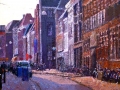 oude boteringestraat in de zon