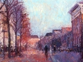 vismarkt in vroeg voorjaar