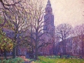 martinikerkhof in de lente - groningen