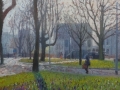 Hereplein in vroeg voorjaar klein