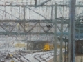 Station in de sneeuw
