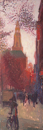 A toren in herfst, 45 x 135 cm