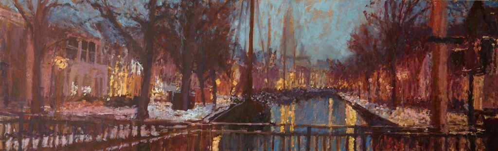 Hoge der Aa winter, 200x 80 cm, 2020