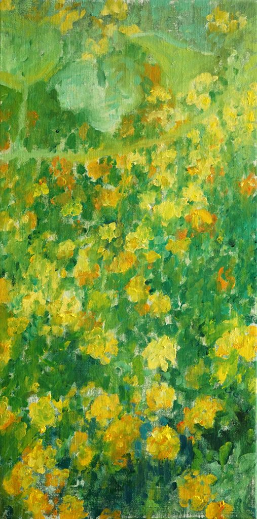 Oost-Indische Kers, 25 x 50 cm, 2019